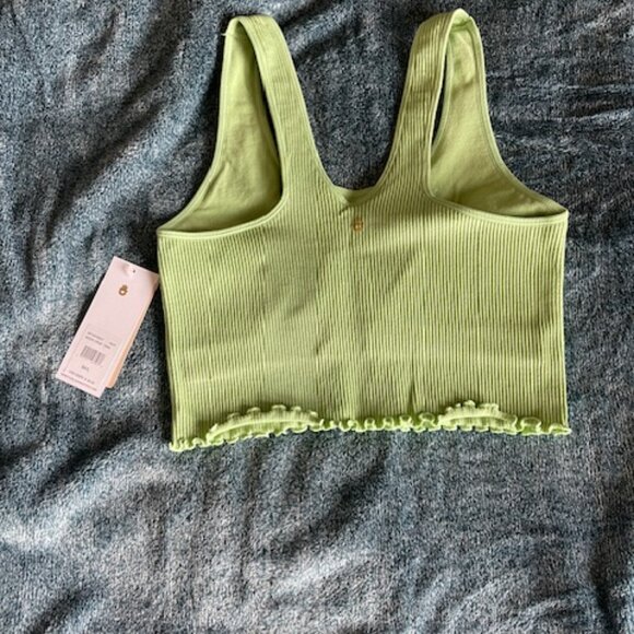 NWT Spiritual Gangster Amor Seamless Crop Tank MOJITO Size M/L - Picture 4 of 6